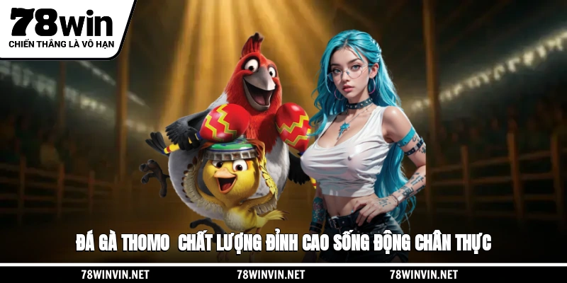 Đá Gà Thomo - Chất Lượng Đỉnh Cao, Sống Động Chân Thực