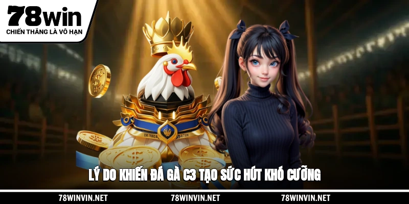 Lý do khiến đá gà C3 tạo sức hút khó cưỡng